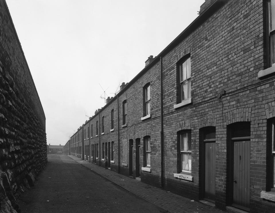  Later homes in the Victorian era, like these 1861 terraced houses, had doors spaced in pairs