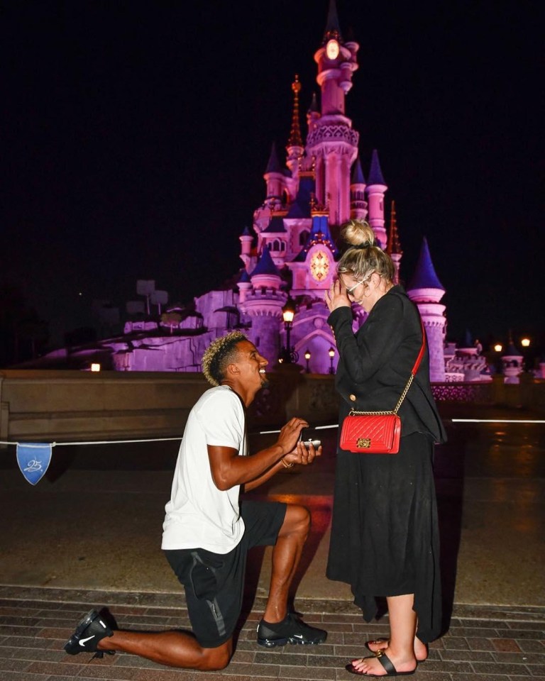 The moment Scott proposed to Helen at Disneyland Paris