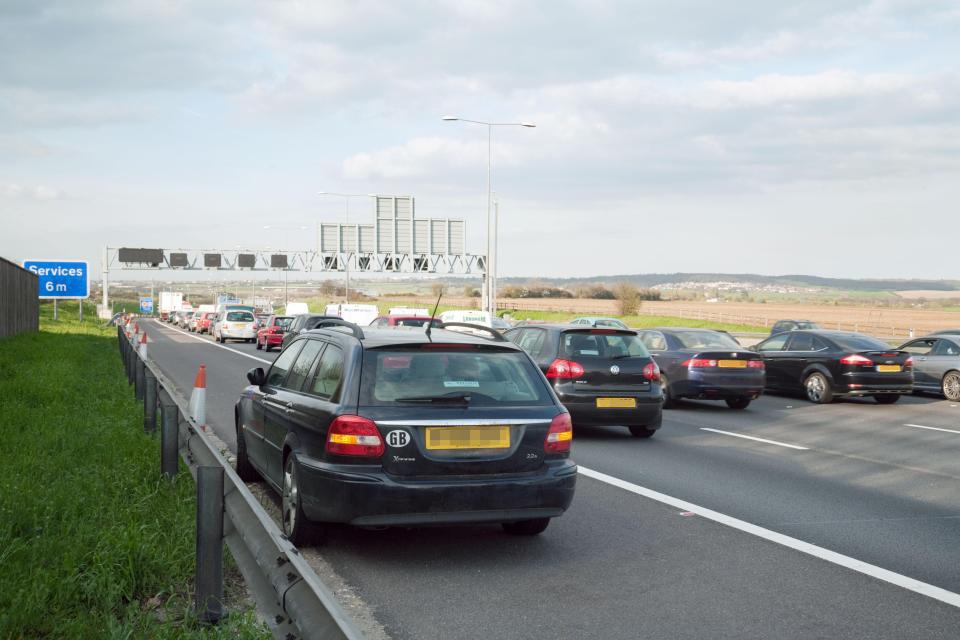  Hazard lights should be used if you have broken down and your car is stationary