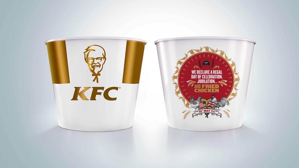  This specially-designed bucket will be available at KFC's Windsor branch on Saturday