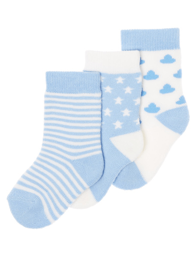  We spotted impressive discounts on kidswear casual staples with a pack of three pair of Terry socks