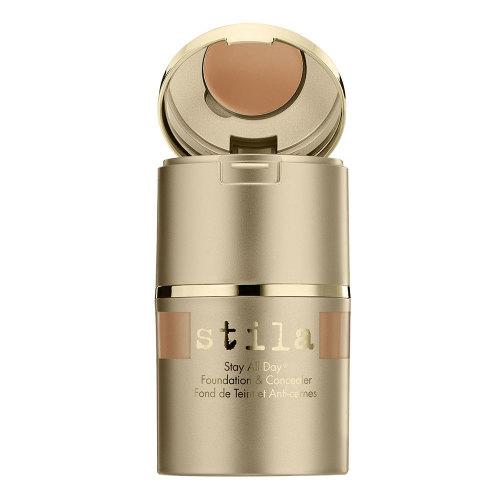 Stila Stay All Day Foundation and Concealer is a super long-wearing foundation formula with a handy pot on it’s lid for touch-ups on the go.