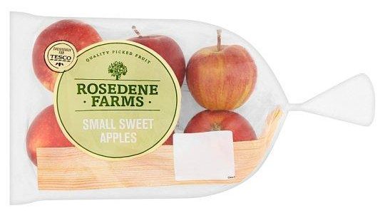  The Rosedene Farms small sweet apples are among the fruits that will have the best-before date removed