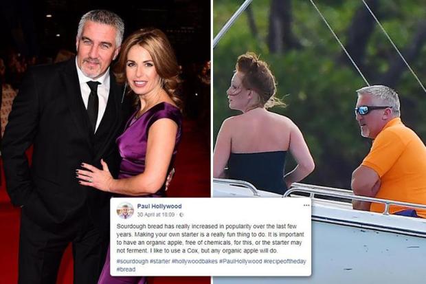 Paul Hollywood lashes back at wife's Instagram post with Facebook post of his own