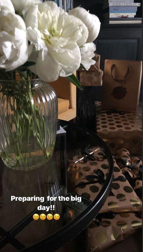  Victoria also posted a series of snaps that showed how she had prepared the house for David's birthday