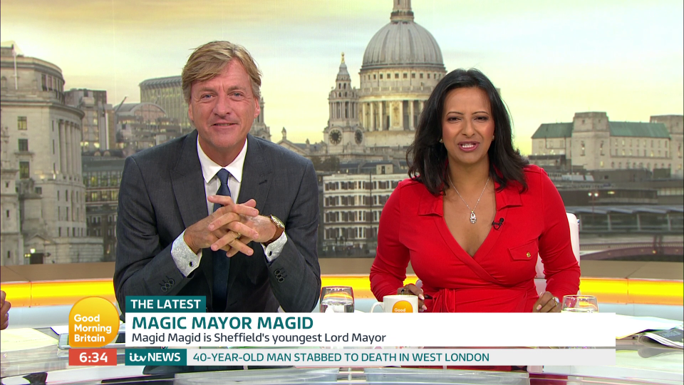  Good Morning Britain viewers raved about Richard Madeley's hair earlier today