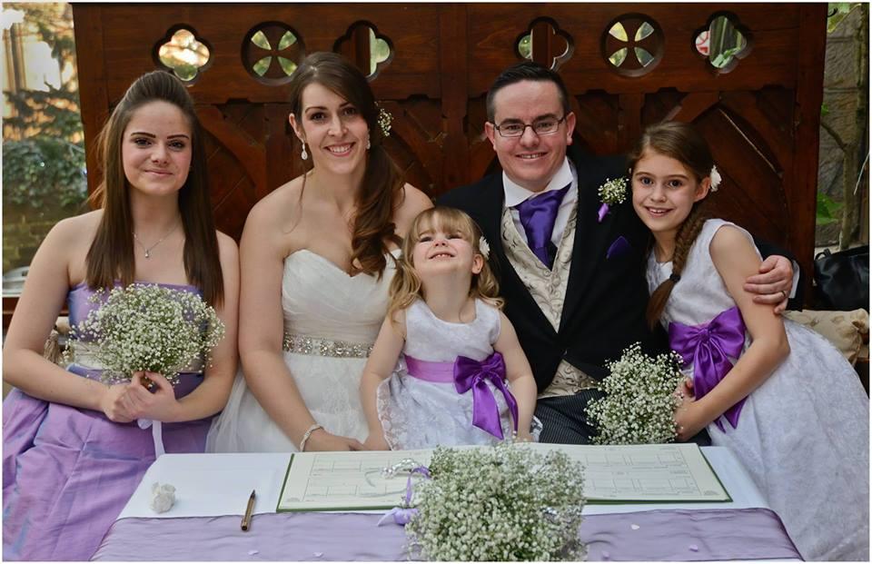  Ricky and wife pictured with daughters Beth, 18 Chloe, 6 and Daniella, 13