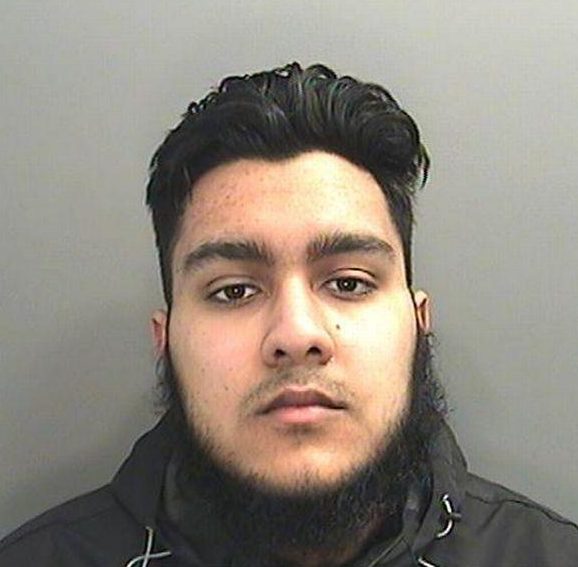  Adam Awan was sentenced to nine months in a youth offenders institution after admitting affray and possessing a hammer