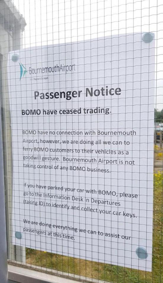  Bournemouth Airport has tried to pick up the slack as shocked families return from holidays