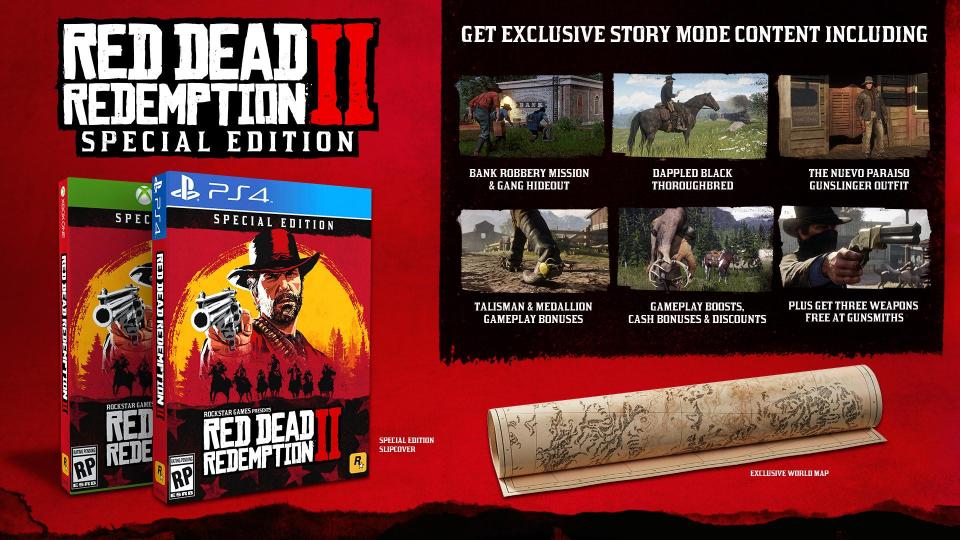  The Special Edition comes with a load of story mode bonuses, but lacks the online bonuses of the Ultimate Edition