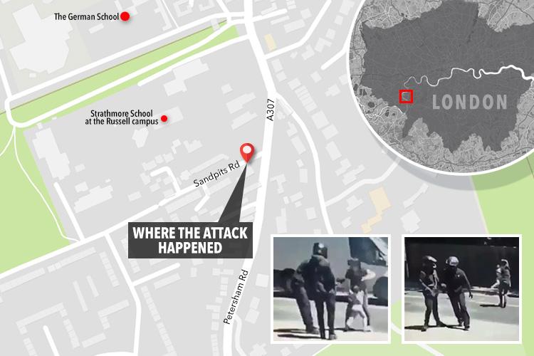  The attack happened in South West London, not far from a number of schools