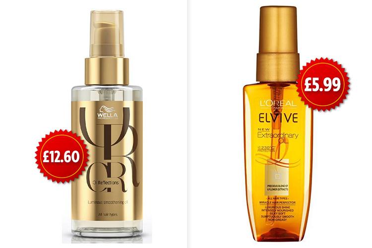  Meghan coats her locks in Wella Reflections Oil - but L'Oreal's Elvive range will also do the job