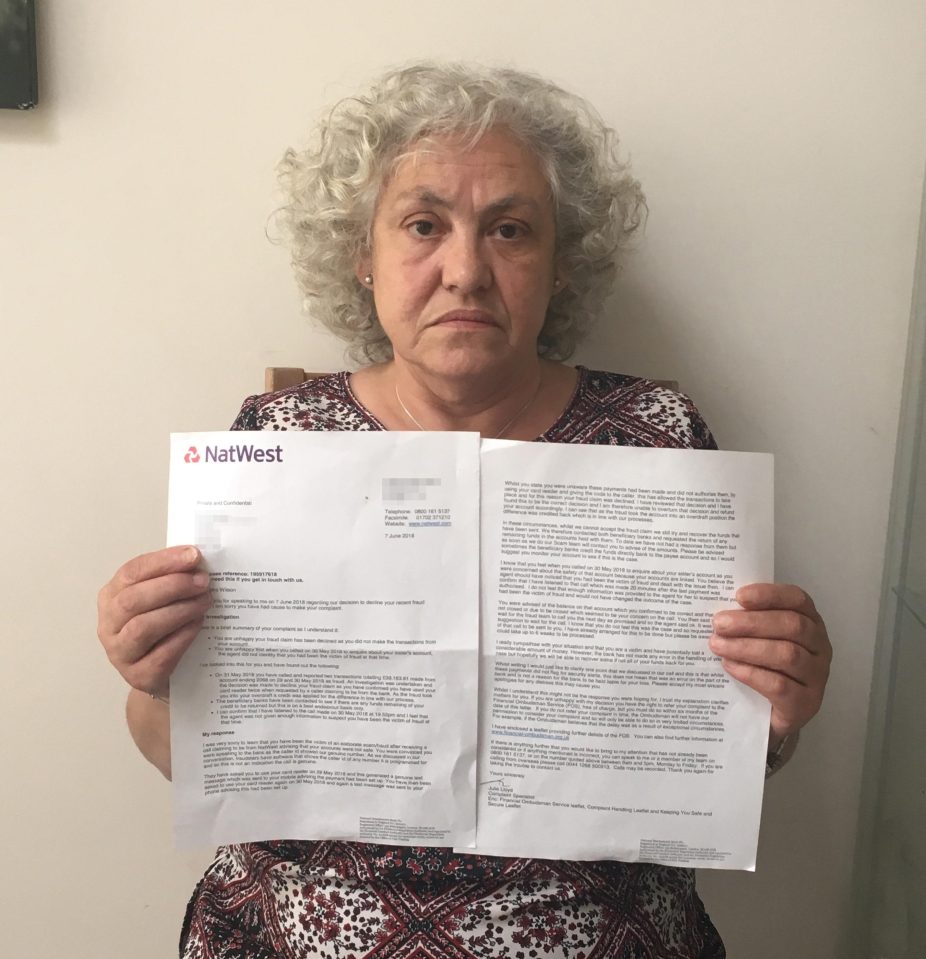  Jo Wilson was scammed out of almost £40,000 after receiving a call that was claiming to be from NatWest