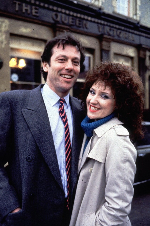 EastEnders legend Leslie played Anita Dobson’s adulterous husband ‘Dirty’ Den Watts on the soap