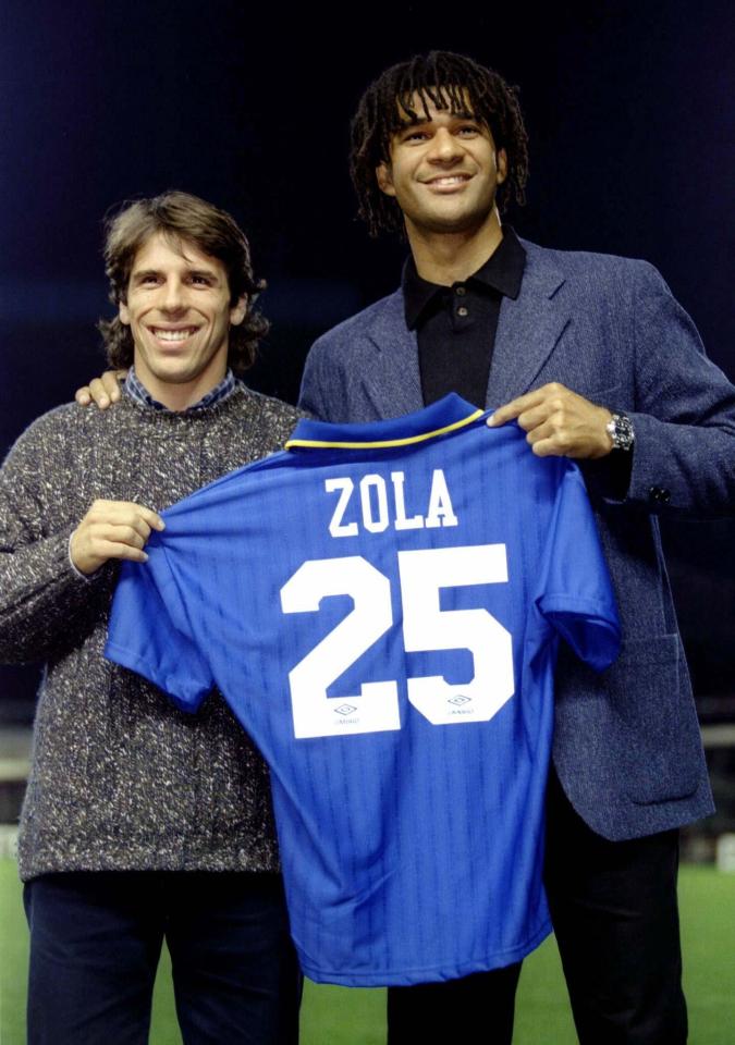  Gianfranco Zola signed for Ruud Gullit in 1996