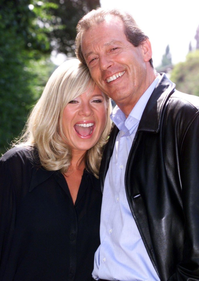 Leslie Grantham with actress Letitia Dean