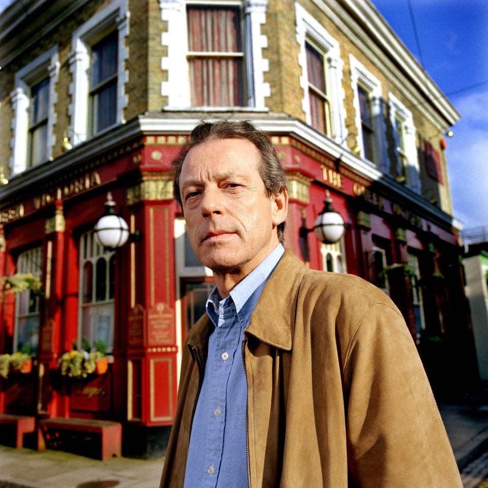 Leslie played Albert Square hardman 'Dirty' Den Watts in the popular soap