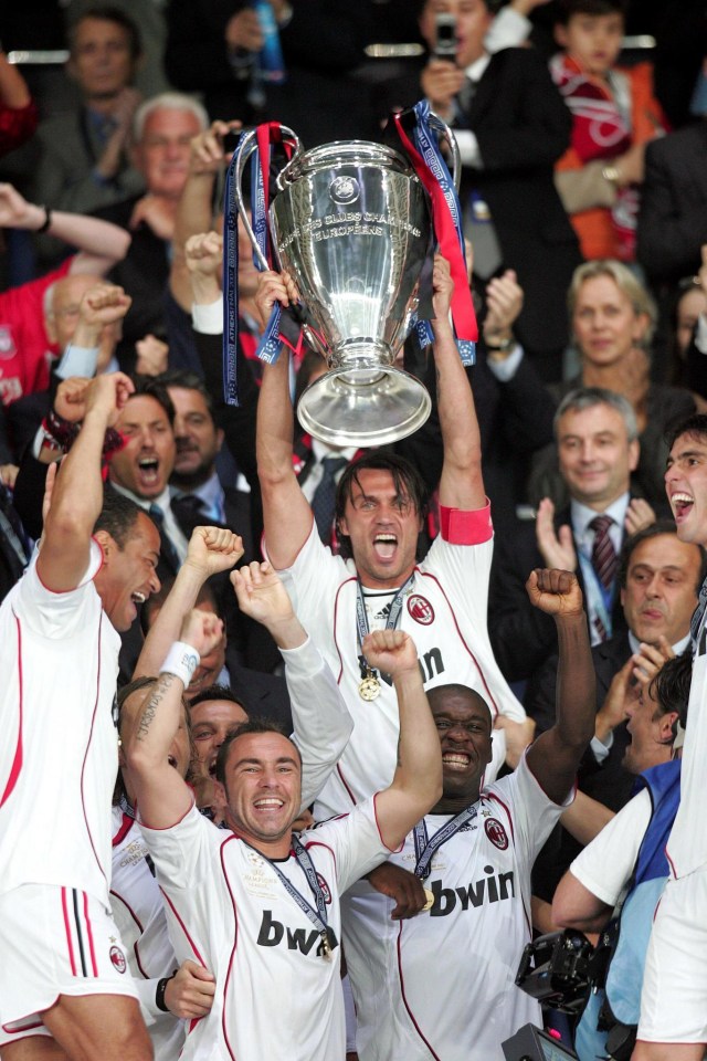 Paolo Maldini won an incredible five European Cups during his AC Milan career