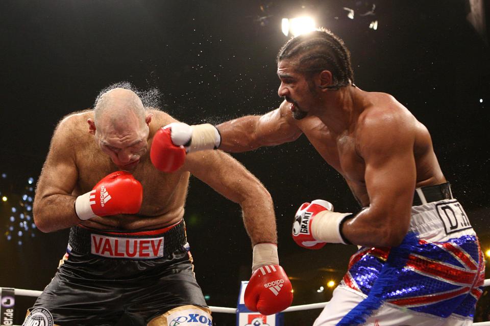  Haye beat Nikolay Valuev in Nuremberg in 2009 to become WBA heavyweight champion of the world