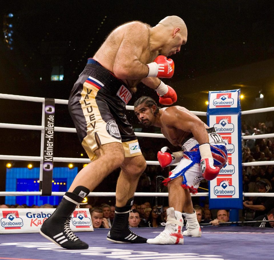  Valuev weighed in more than 100 pounds heavier than Haye for the 2009 world title fight, but the Brit came out on top