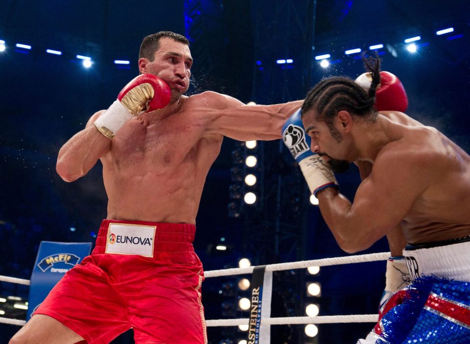  Haye fought Wladimir Klitschko in Hamburg in 2011 in a world heavyweight unification bout, but lost to the Ukrainian on points