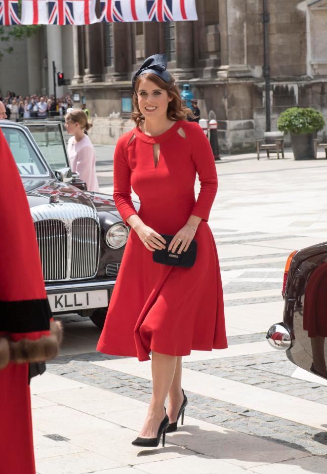  Princess Eugenie also follows by the rules of closed-toe shoes