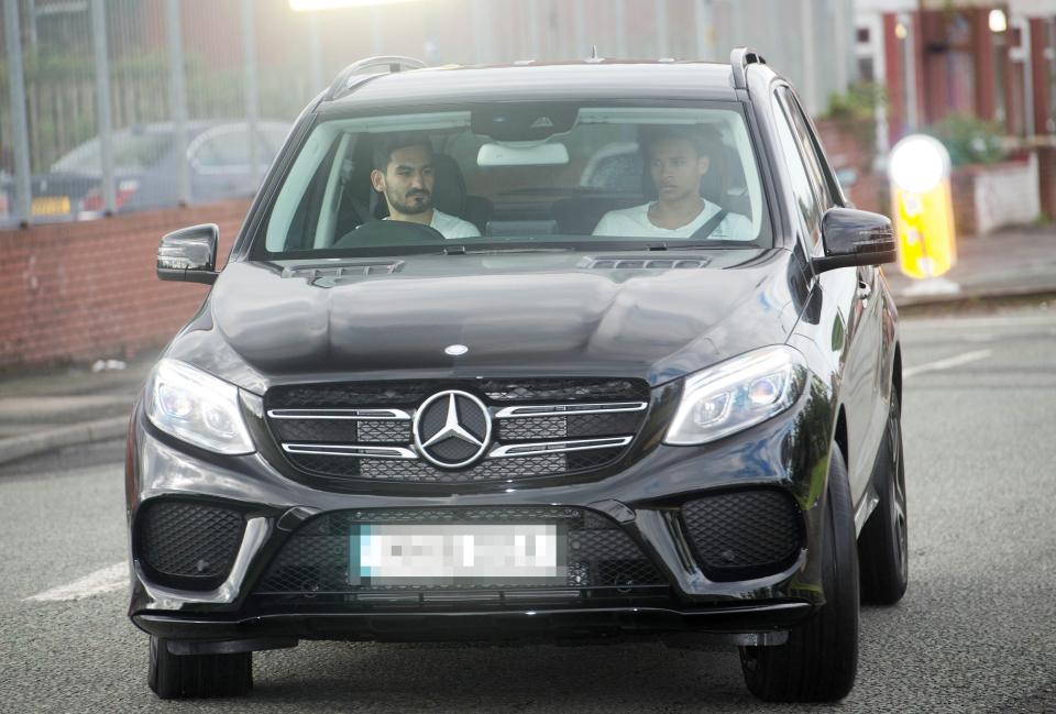  Gundogan's Mercedes GLE was severely damaged in an apparent revenge attack