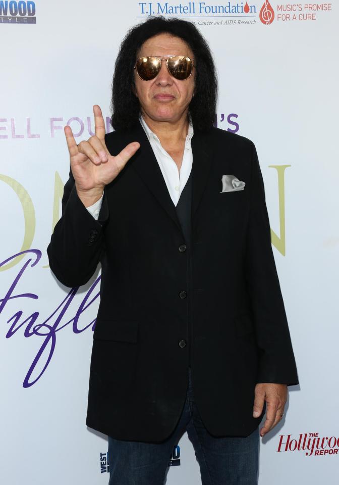  Kiss rocker Gene Simmons has slept with nearly 5,000 ladies