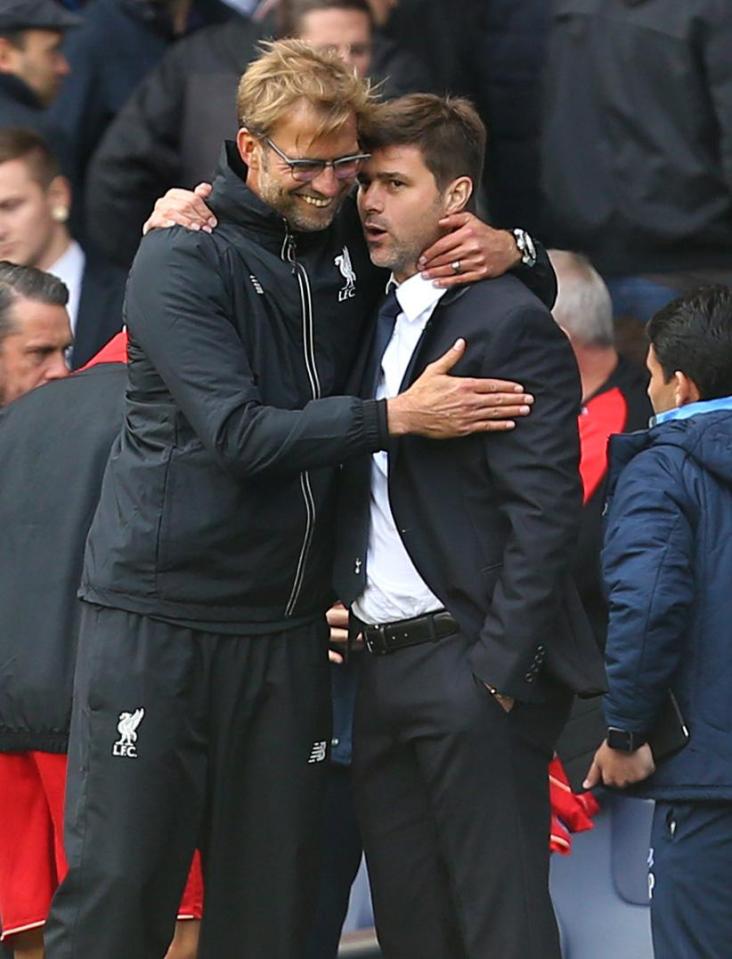  Mauricio Pochettino is set to welcome Jurgen Klopp in the first home clash at Tottenham's new ground