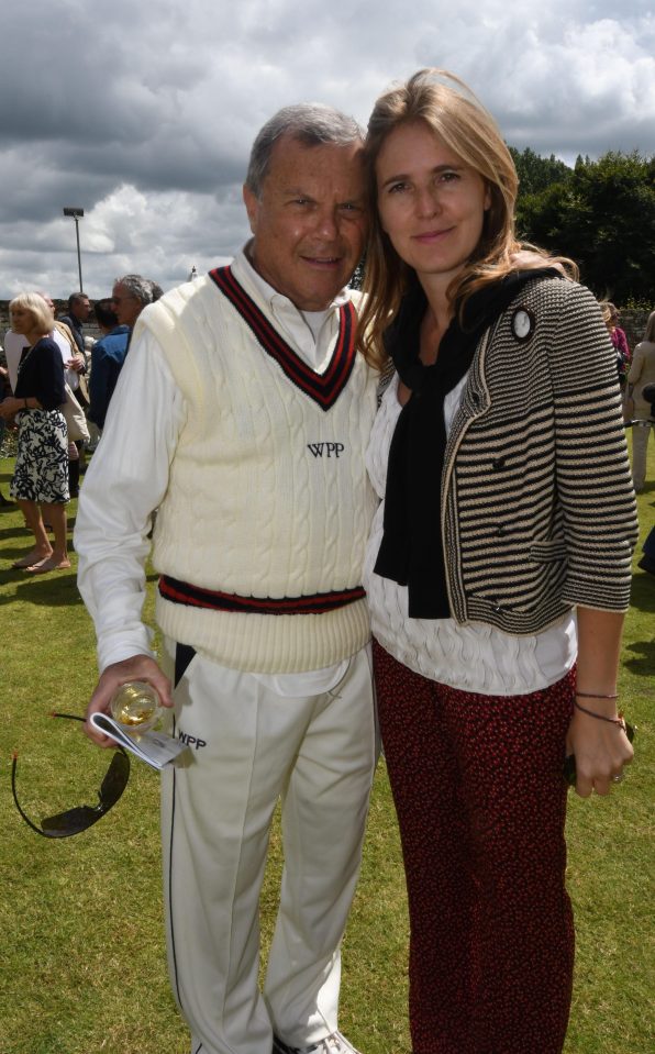  Martin Sorrell, pictured with his wife Christiana, resigned as chief executive of WPP eight weeks ago