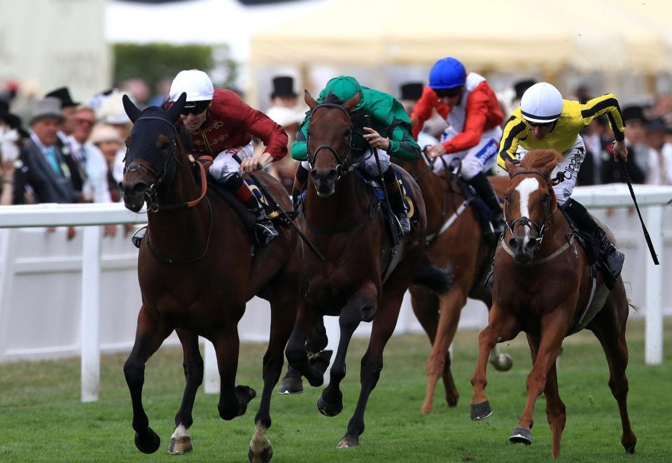  Bless Him (left) powers to victory in last year's Britannia Stakes