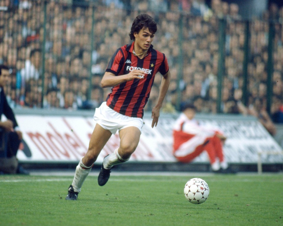 Paolo Maldini made his debut in January 1985 and didn’t retire until 2009 – he now lives in Miami