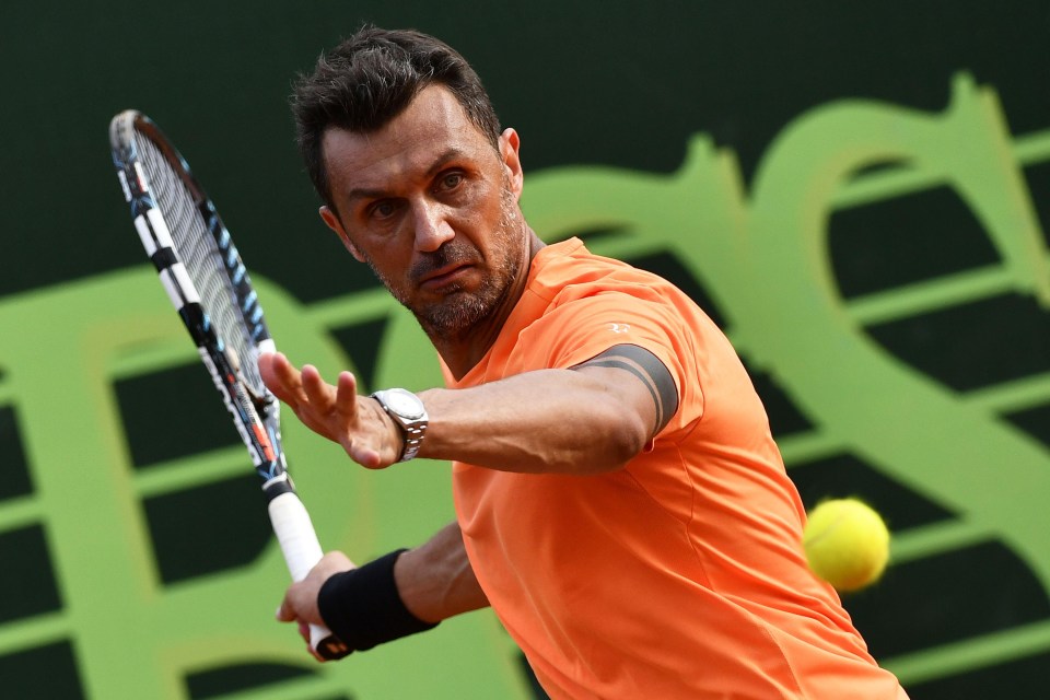 Maldini played one professional tennis match after retirement – but lost