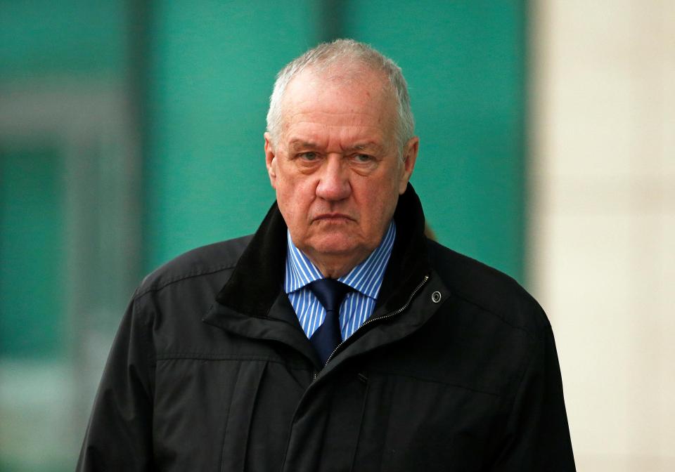  Former Chief Superintendent of South Yorkshire Police, David Duckenfield, leaves after giving evidence to the Hillsborough Inquest in 2015