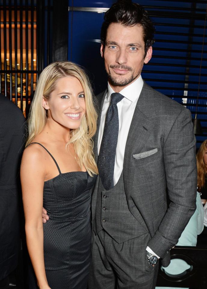  David previously dated The Saturdays singer Mollie King