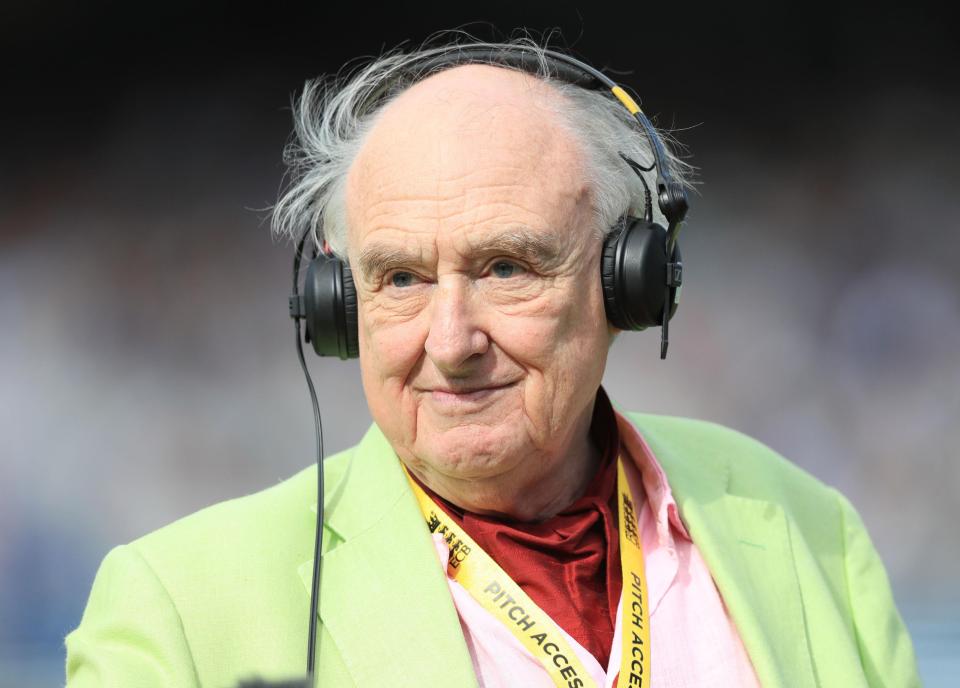  Henry Blofeld won't let a little thing like retirement stop him!