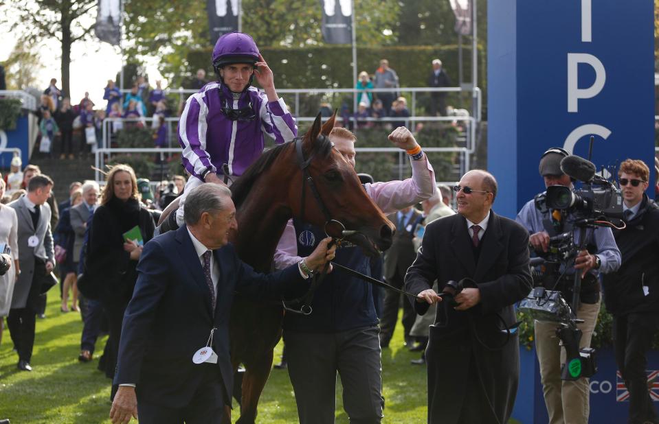  Hydrangea won the fillies and mares race on Champion's Day