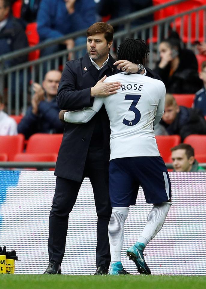  Rose lost his place as Tottenham left-back under Mauricio Pochettino last season