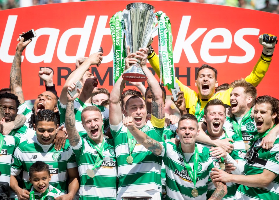 Celtic secured the league title after an emphatic win against Rangers