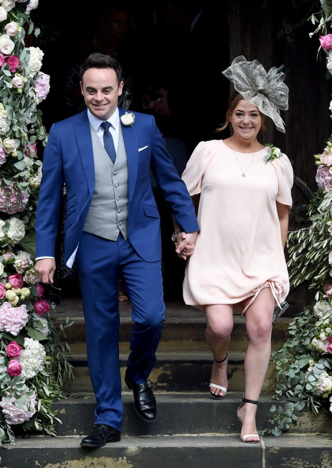  Ant and Lisa - at Declan Donnelly's 2015 wedding to Ali Astall - tied the knot in 2012