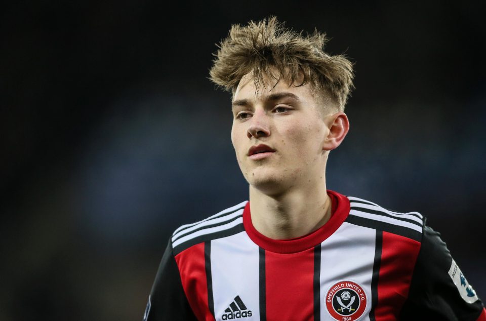  Sheffield United's 20-year-old forward David Brooks is one of his top targets