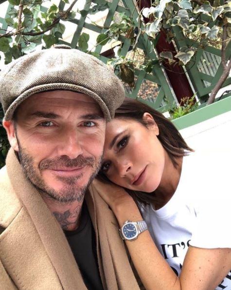  Victoria posted a gushing picture and message to her husband saying she 'loves and misses' him