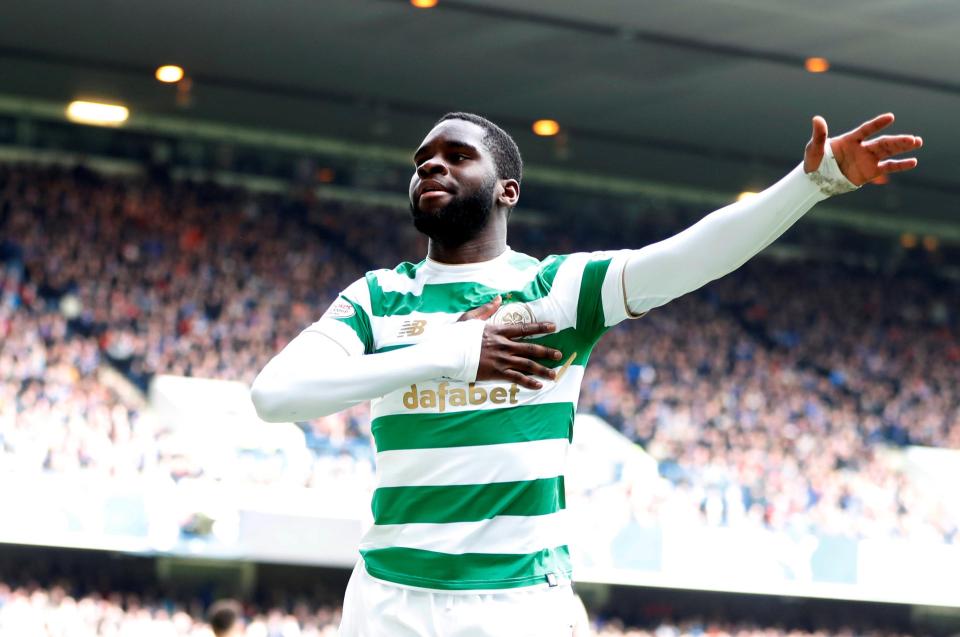  Odsonne Edouard has signed a four-year contract with the Hoops