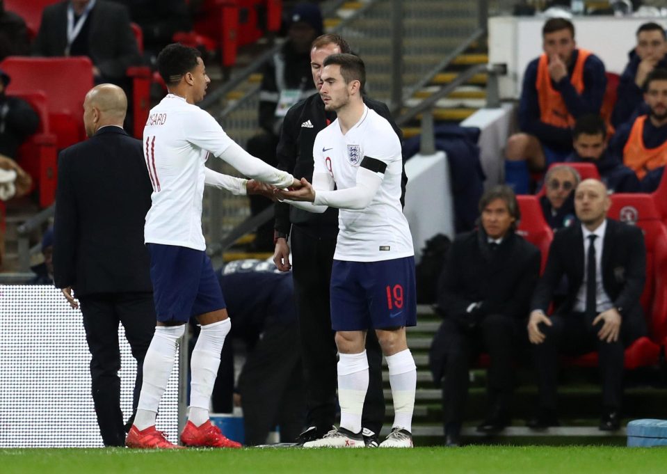  Cook was handed his full England debut by Gareth Southgate in March