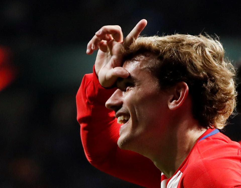  Antoine Griezmann did the celebration in the Europa League final against Marseille