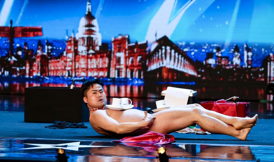  He performed an almost identical routine on Britain's Got Talent just weeks before filming the US version