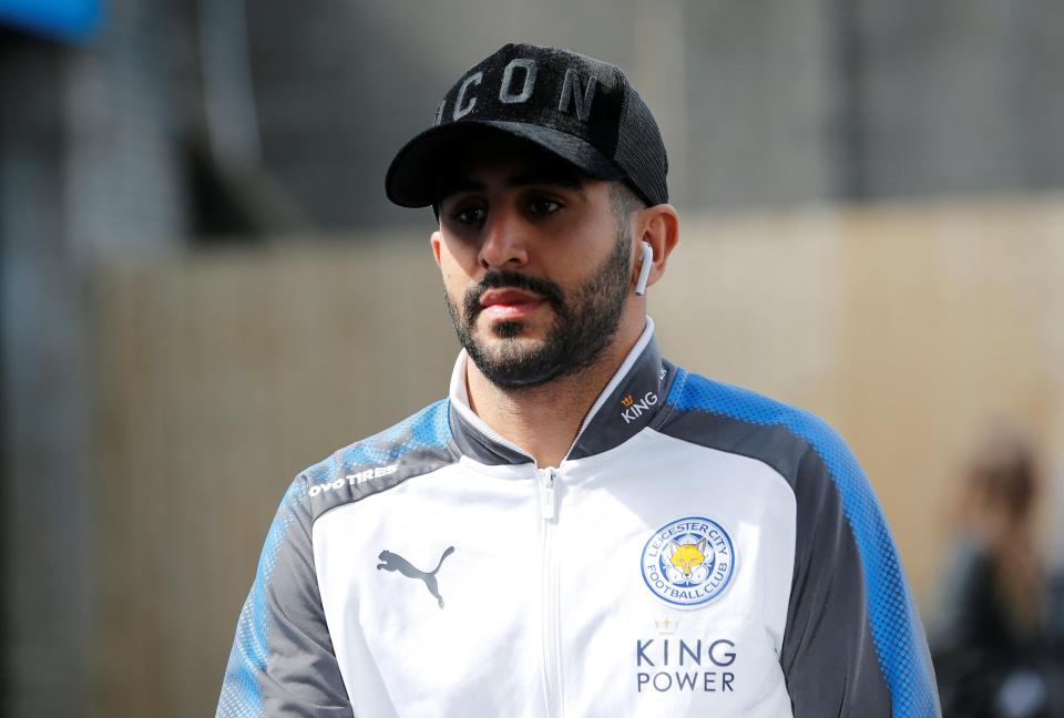  Riyad Mahrez went on strike after his move to Manchester City broke down in January