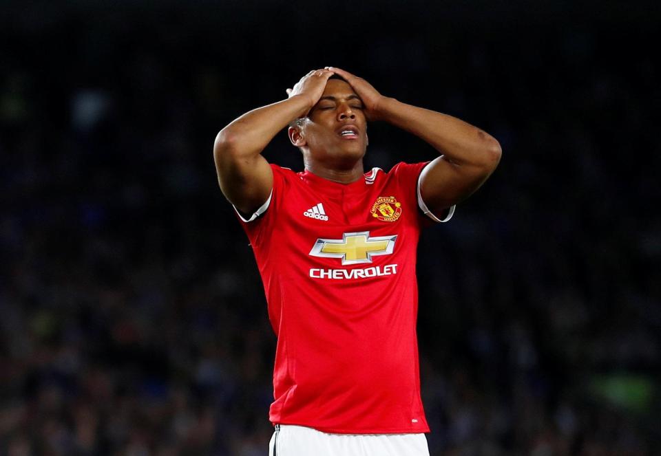  Anthony Martial has endured a frustrating couple of seasons at Manchester United