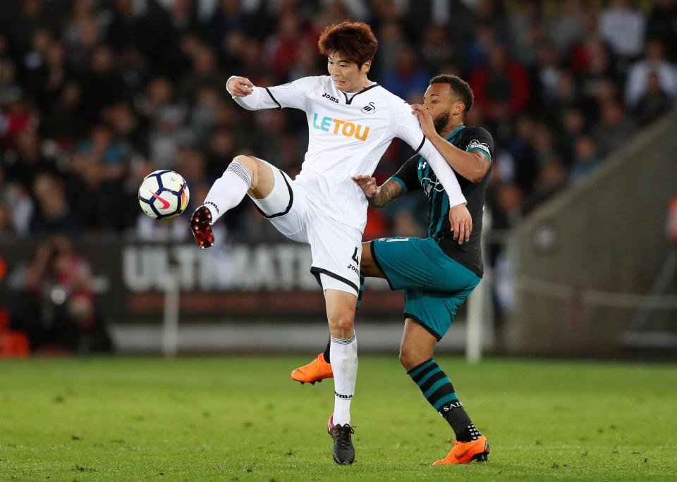  Ki Sung-yueng is out of contract at Swansea at the end of June