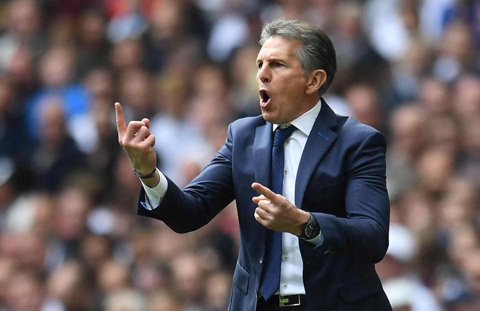  Leicester boss Claude Puel triggered Evans' £3.5m relegation clause